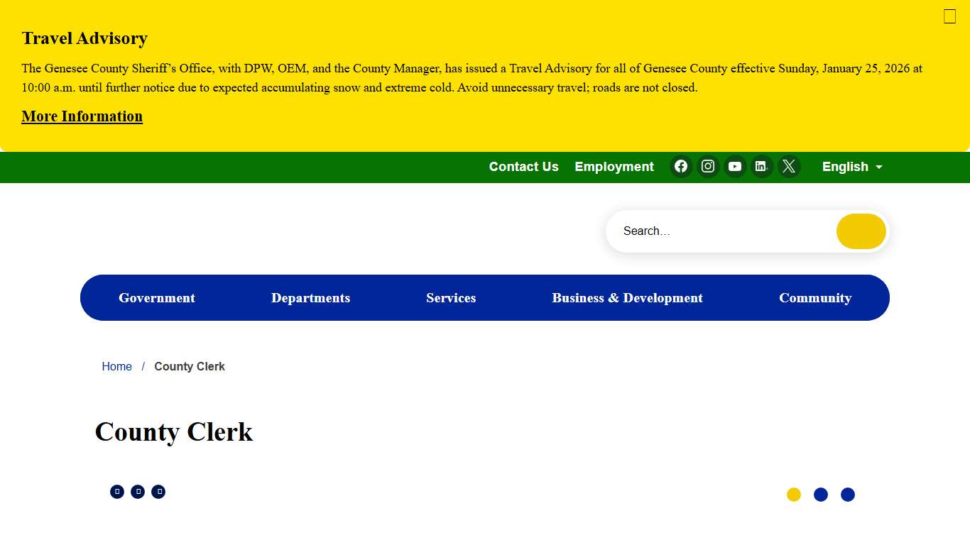 County Clerk - Genesee County, New York